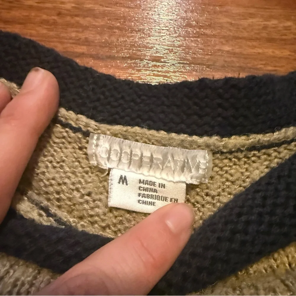 Urban outfitters Cooperative wool blend Striped Knit Sweater – Size M